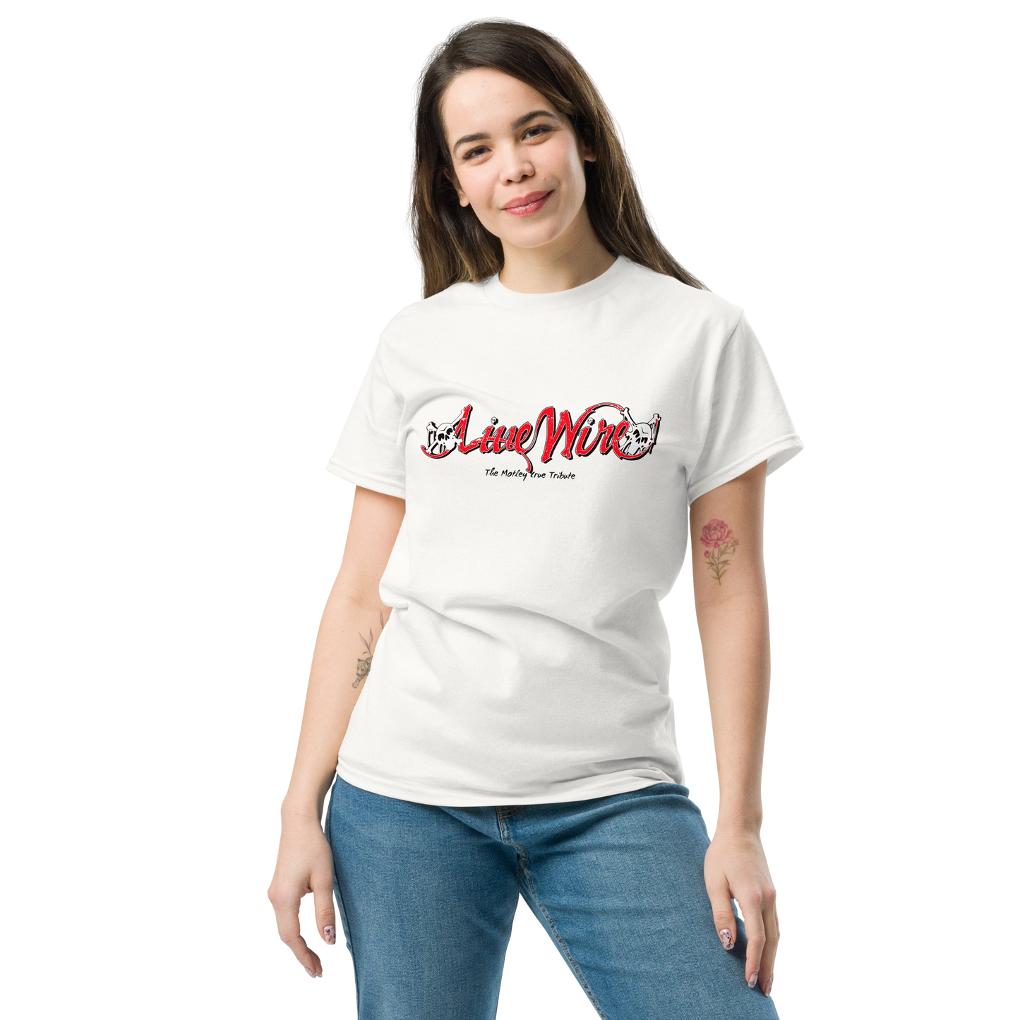 Live Wire Dr. Feelgood Logo Tee (White)