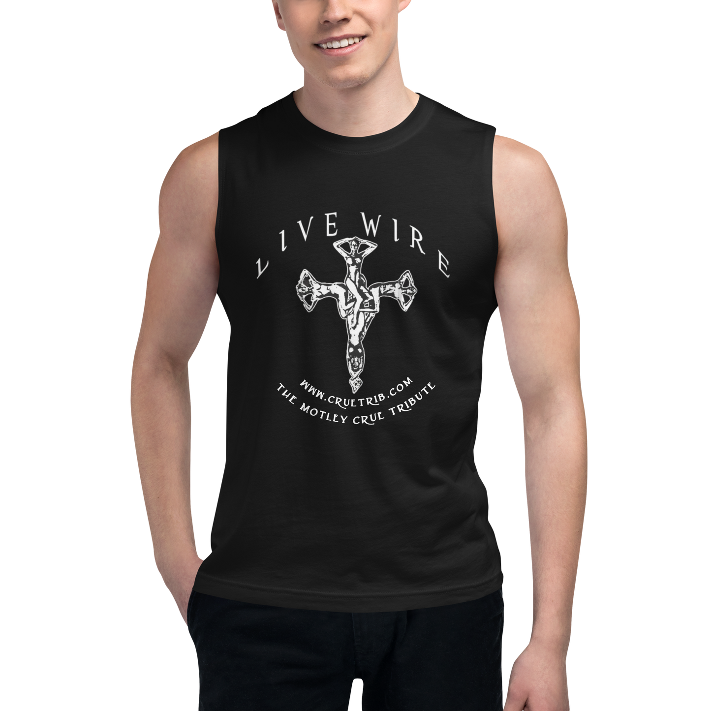 Live Wire Saint of Los Angeles Muscle Shirt