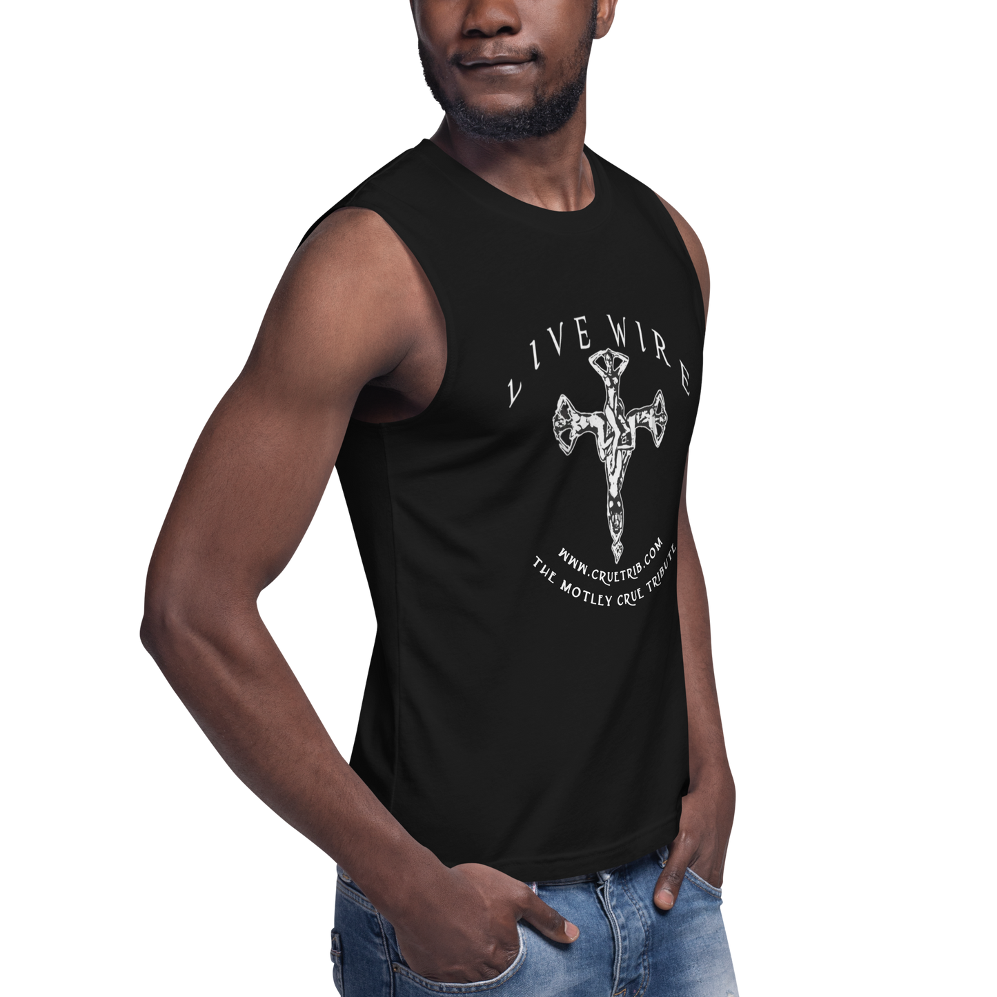 Live Wire Saint of Los Angeles Muscle Shirt