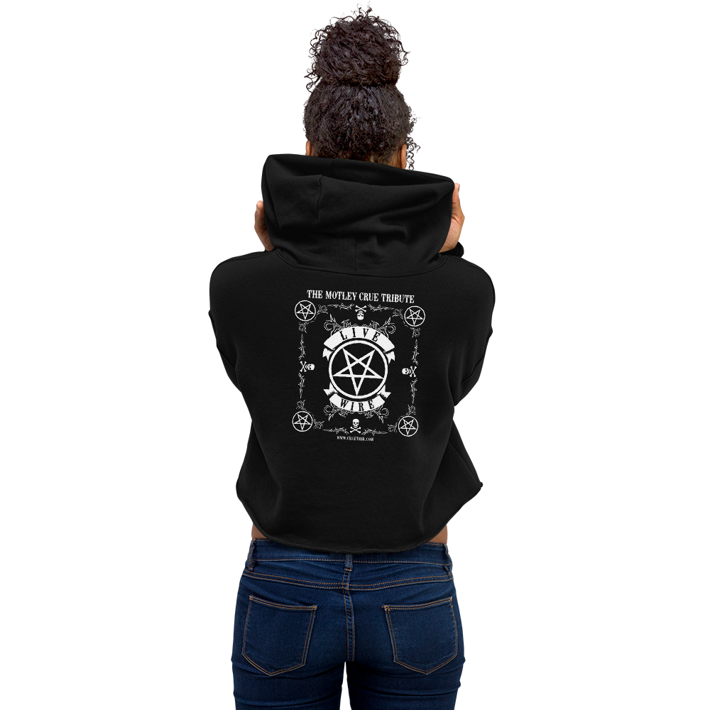Live Wire Women's Crop Hoodie