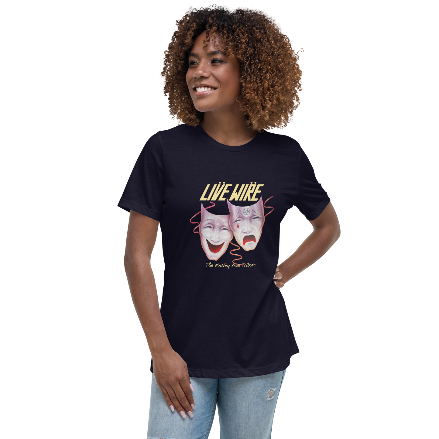 Women's Cut Live Wire Theatre of Pain Tee (Bella Canvas Premium Tee)