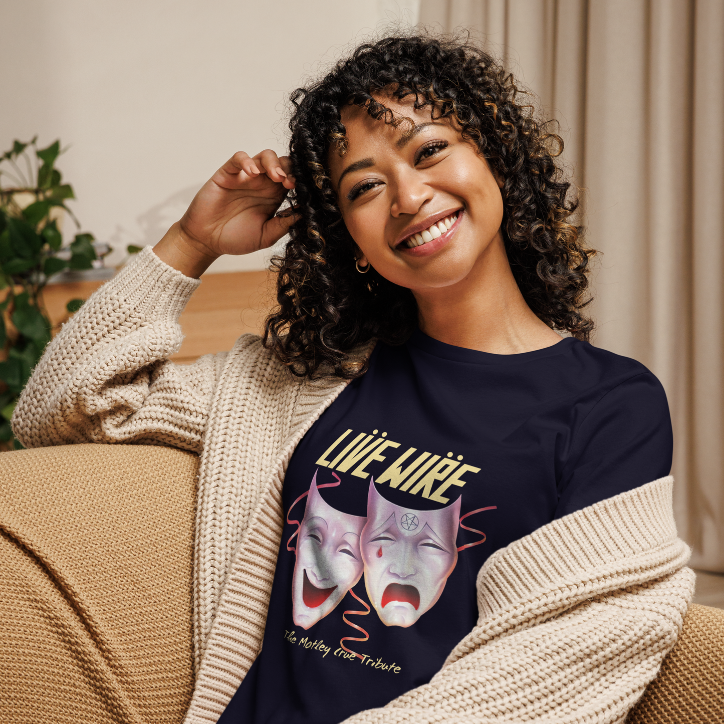 Women's Cut Live Wire Theatre of Pain Tee (Bella Canvas Premium Tee)