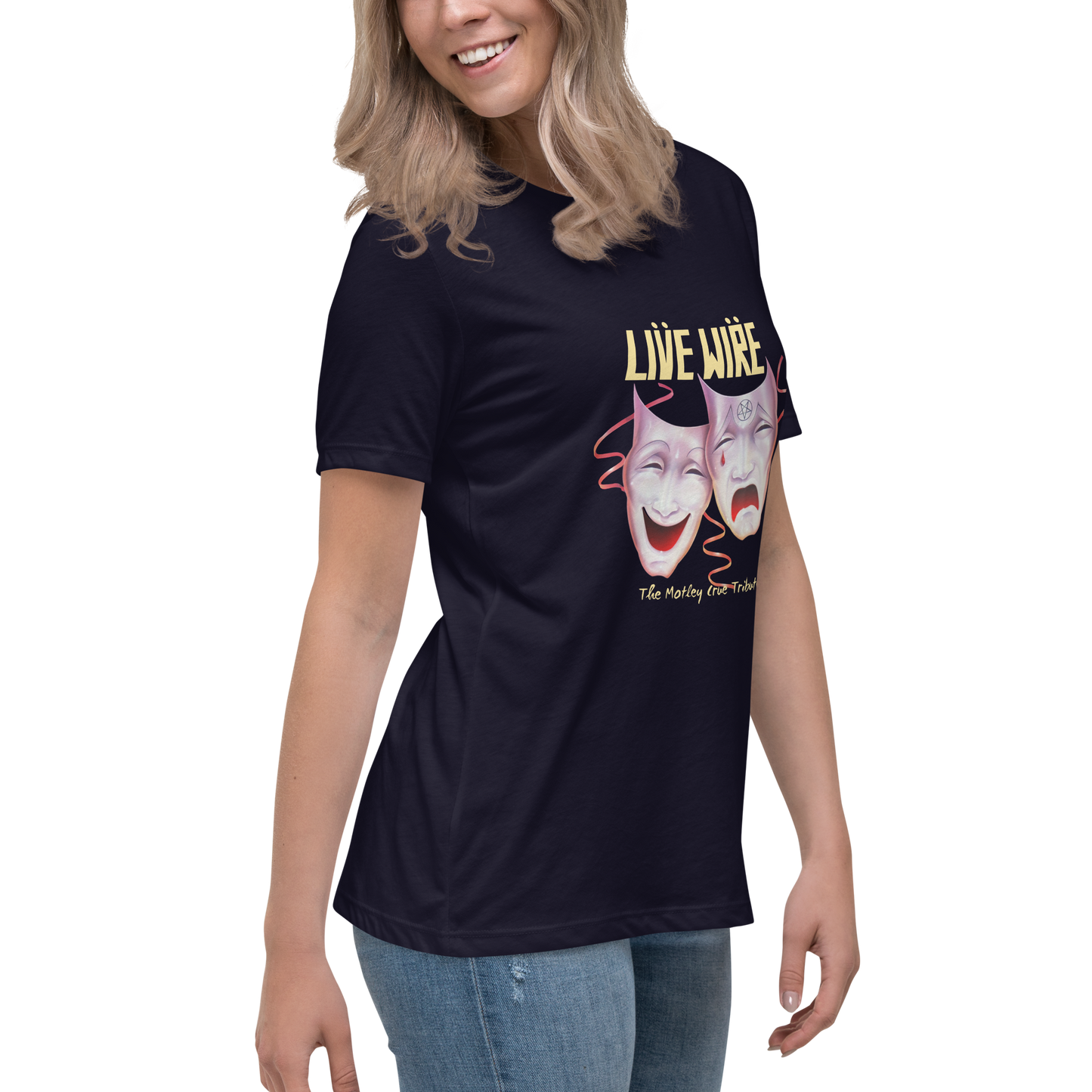 Women's Cut Live Wire Theatre of Pain Tee (Bella Canvas Premium Tee)