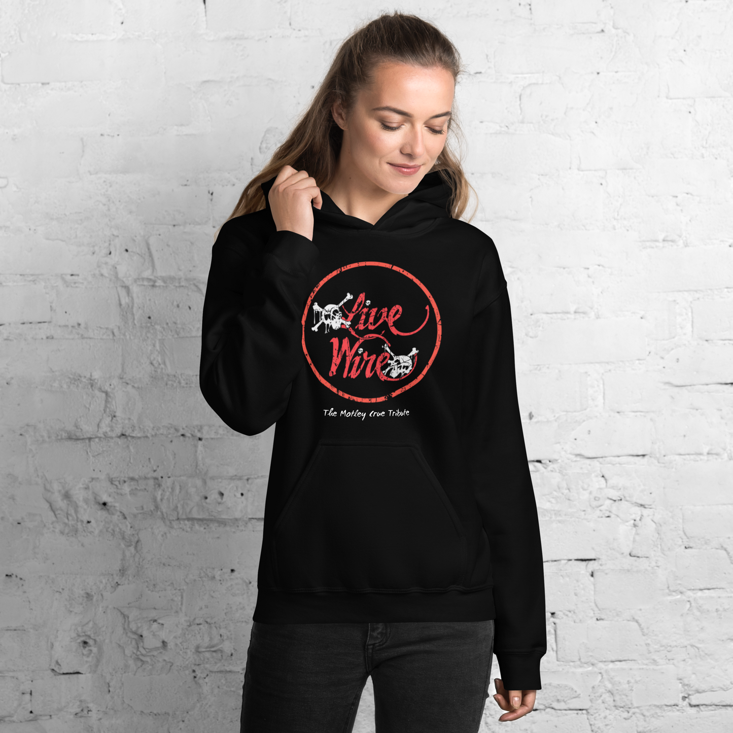 Dr. Feelgood Logo Circle Skull Hoodie