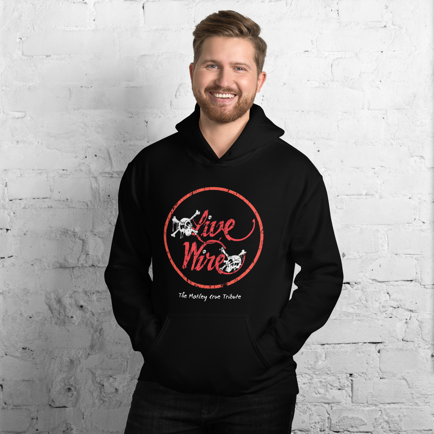 Dr. Feelgood Logo Circle Skull Hoodie